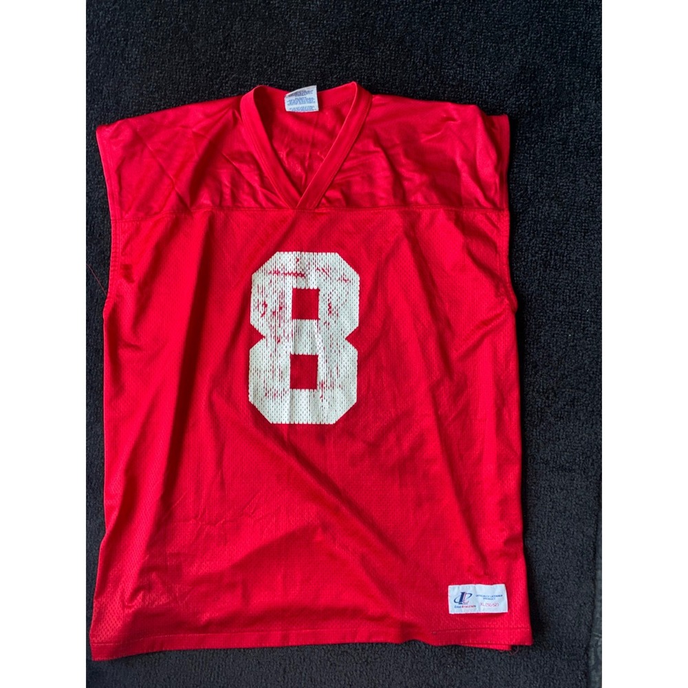 Vintage Logo Athletic Steve Young 8 San Francisco 49ers Football Jersey Red XL